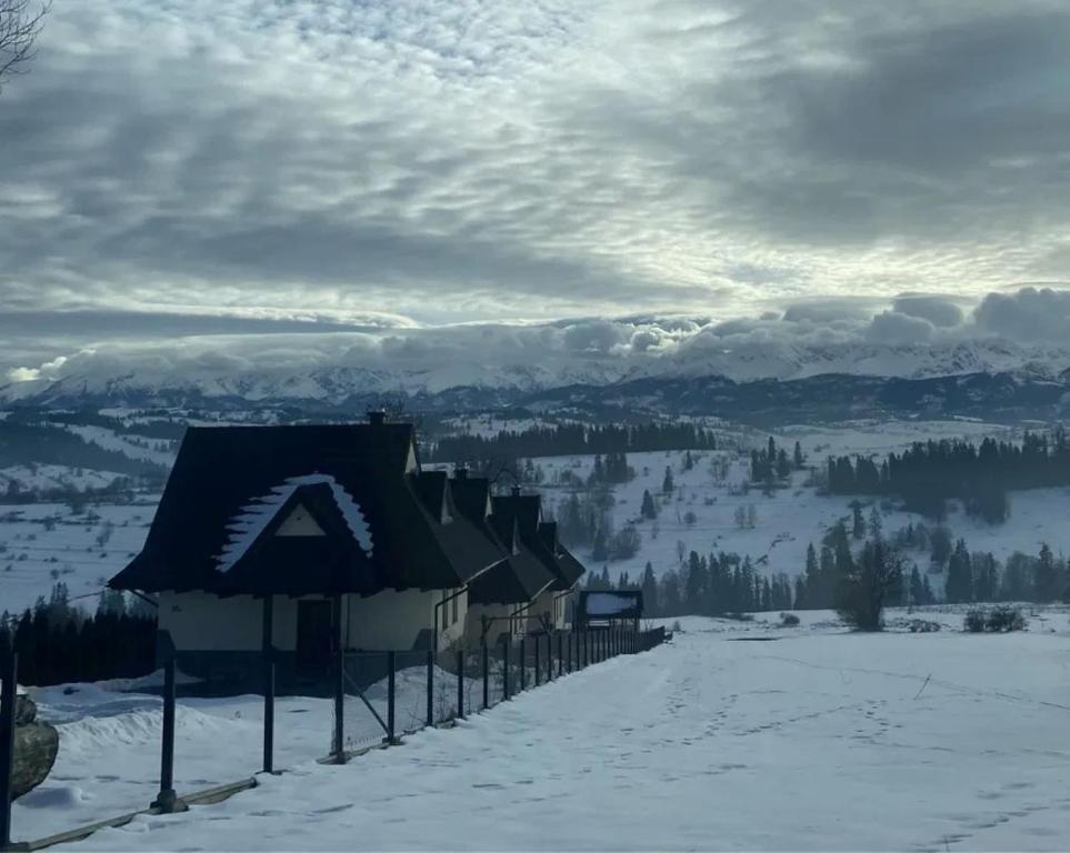 Domki z widokiem na Tatry